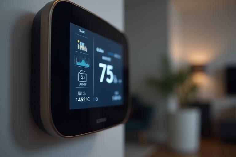 Smart thermostat interface